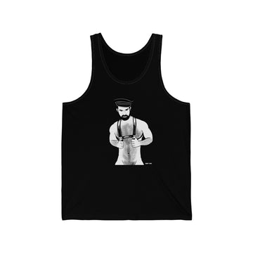 Lthr Man 6 Full Body / Unisex Jersey Tank